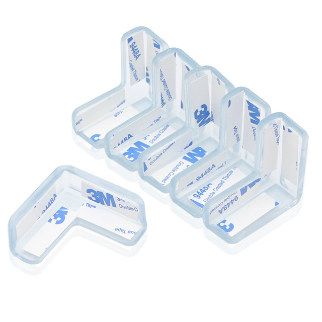 20PCS Baby Safety Table Edge Guards Silicone Clear Corner Protector Cushion Baby Proofing Furniture Edge Bumpers