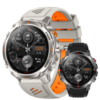 Montres intelligentes GPS pour hommes, étanches, HT37, écran IPS 1,46 pouces, 3ATM, plus de 100 modes sportifs, lampe de poche, Relogio Inteligente, montre intelligente GPS