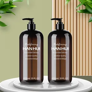 450ml Empty Refillable Plastic Lotion Pump Bottles For Shampoo Skin Care Empty Cosmetic Lotion Bottle