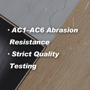 Revêtement <span class=keywords><strong>de</strong></span> sol stratifié écologique 12mm étanche AC4 AC5 Surface lisse noyau HDF <span class=keywords><strong>prix</strong></span> d'usine durable longue durée - Product Image 4