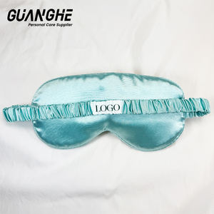 ชุดหน้ากากปิดตาผ้าไหมทำจากผ้าฝ้ายหรูหราพร้อมบล็อคไฟดีไซน์โลโก้น่ารักสำหรับการนอนหลับลึก - Product Image 1