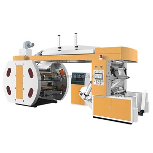 YT-6600 Uteco marque Center tambour haute vitesse flexo imprimante 6 couleur Flexographique machine d'impression