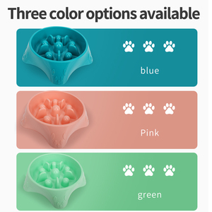 Custom Logo <strong>Plastic</strong> No Spill Portable <strong>Dog</strong> Food <strong>Bowl</strong> Pet Slow Feeder <strong>Bowl</strong> - Product Image 6