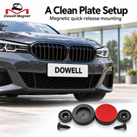 Support de plaque d'immatriculation magnétique sur mesure Dowell avec fixation adhésive et support ODM pour les marques d'accessoires automobiles