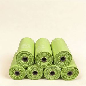 Hengtuo Free Sample Stock Custom Logo Wholesale Thickened Plastic <b>Dog</b> Poop <b>Bags</b> Leak-Proof Pet Waste <b>Bags</b> for Outdoor Walking - Product Image 1
