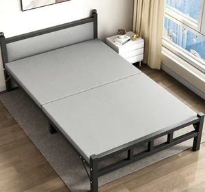 Cama plegable <span class=keywords><strong>de</strong></span> nuevo diseño <span class=keywords><strong>de</strong></span> China <span class=keywords><strong>para</strong></span> uso doméstico plegable Simple pequeña siesta cama individual habitación <span class=keywords><strong>de</strong></span> <span class=keywords><strong>alquiler</strong></span> cama <span class=keywords><strong>de</strong></span> hierro <span class=keywords><strong>para</strong></span> adultos - Product Image 6