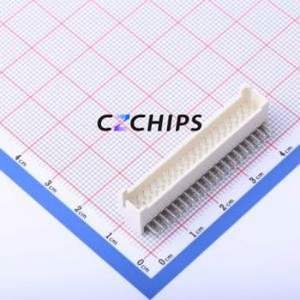 HC-PHB-2*20AW Wire-to-Board Pin Header Bent Lead Through Hole,P=2mm Connector 2x20P 2mm Right Angle Insert 40P - Product Image 1