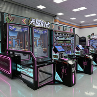 Machine de jeu d'arcade de tir à la cible multi-joueurs en métal, style arène anglaise, prix usine, vente chaude