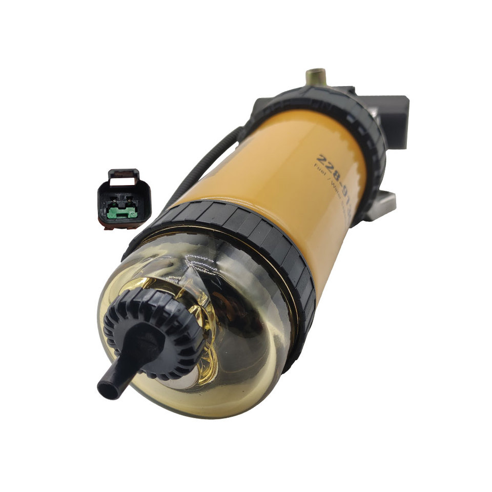 Excavator Spare Parts Fuel Water Separator Backhoe Fuel Pump Filter Assembly 228-9130 P551433 361-9554