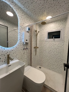 Maison <span class=keywords><strong>mobile</strong></span> extérieure préfabriquée pliable à double aile extensible, bureau et salon, une chambre, un salon - Product Image 4