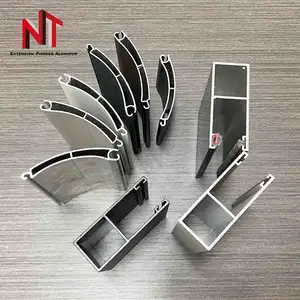 NUOTUO China export manufacturer factory price high quality aluminium profile jamb aluminum profile for sliding door roller