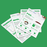 Brochures publicitaires personnalisées en papier kraft imprimé sur mesure, finition brillante, format A4/A5
