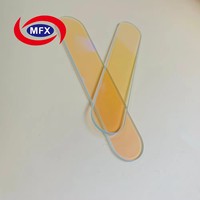 Disque de lentille en verre saphir plat avec revêtement optique AR OEM pour applications de lumière visible