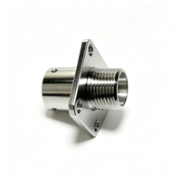 Pièces de raccordement à bride en acier inoxydable 316L usinées sur mesure par tournage et fraisage CNC avec service de perçage et polissage électrolytique