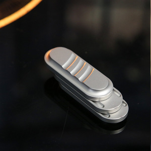 Ruyi Candy EDC Direct Push Office Toy, Spinner Antiestrés de Acero Inoxidable Negro, Material Metálico Magnético para Descompresión - Product Image 4