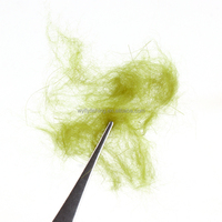 Fibre de doublage de castors pour attacher des leurres de pêche à la mouche secs et humides pour la truite Adams Fly Nymph Bait Appât dur artificiel Matériel de fixation de mouches