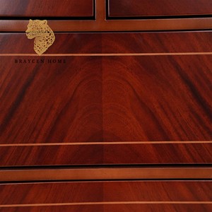Hoàng Gia cổ điển ngực của <span class=keywords><strong>4</strong></span> ngăn kéo gỗ rắn cao hơn ngăn kéo vít quá trình Tủ trang trí phòng khách phòng ngủ biệt thự khắc - Product Image 5