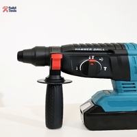 Marteau perforateur rotatif sans fil 21V, sans balais, 26mm de diamètre de perçage, 900 tr/min, 4500 coups par minute, pour travaux de construction en béton, professionnel