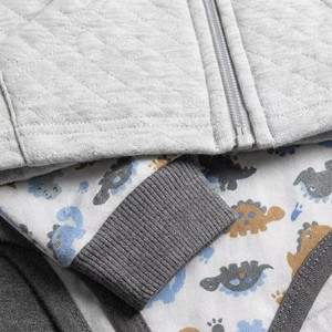 Ensemble 3 pièces pour bébé : body à manches longues, <span class=keywords><strong>gilet</strong></span> à capuche et pantalon long 3 en 1 - Product Image 5
