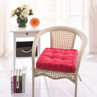 Coussin de siège extra épais et doux 40*40cm, portable, lavable en machine, pour intérieur, extérieur, voiture, bureau, une place