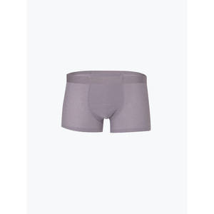 Men's Mesh Briefs 95/100/105 Gray Size XL 5XL 4XL Breathable 100% Cotton Woven Fabric <b>Panties</b> with Logo on Waist <b>Thong</b> Style - Product Image 1