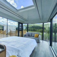 Maison capsule préfabriquée Royalstar H40L, maison intelligente préfabriquée, petite maison intelligente pour hôtel et maison mobile