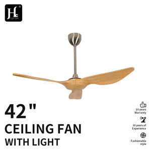 Ventilador de techo plegable con motor de CC y luz, tres aspas, control remoto, para dormitorio, ventilador de techo moderno con luz - Product Image 2