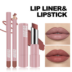 Groothandel 2 In 1 Matte Lip Kit Veganistische Wreedheid Gratis Crème Lip Liner Lippenstift Set - Product Image 5
