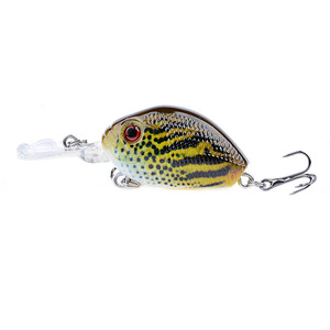 Leurre de pêche imprimé en 3D par transfert thermique UV, 6CM/6.5G, <span class=keywords><strong>micro</strong></span>-leurre dur flottant avec billes sonores, pour lancer longue distance, pour achigan et <span class=keywords><strong>perche</strong></span> - Product Image 4