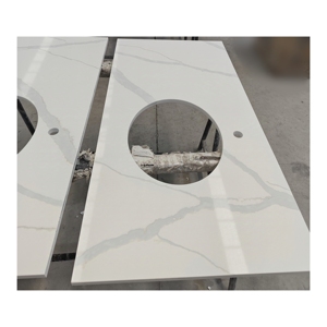 Thiết kế hiện đại bán buôn đá thạch anh nhân tạo đảo <span class=keywords><strong>Countertop</strong></span> cho nhà bếp và phòng tắm - Product Image 4