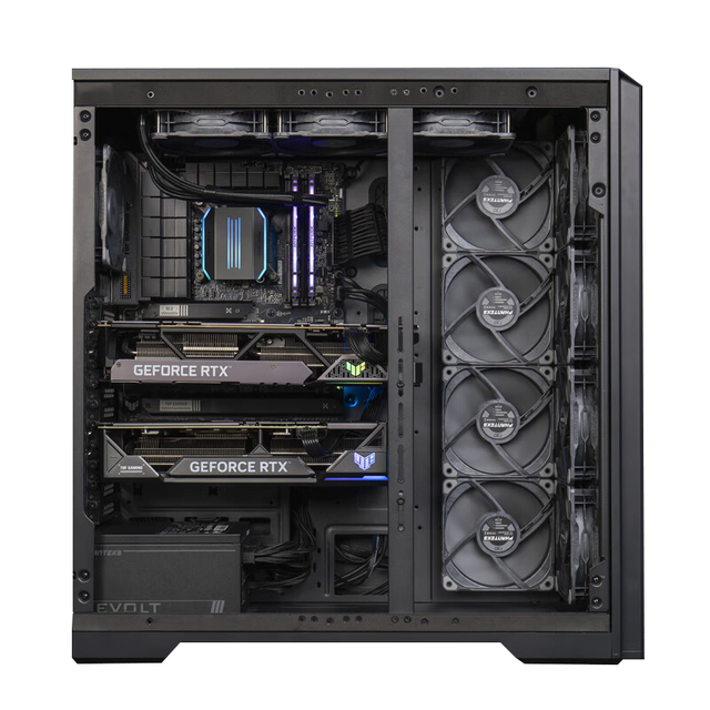 Enterprise-level Mid-tower Server Chassis Modular Workstation Compatible with RTX40 Artificial Intelligence Computing Center