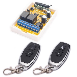 Interruptor de <span class=keywords><strong>Control</strong></span> remoto inalámbrico para puerta de garaje, transmisor y receptor de relé de 433mhz, CA, CC, 12V, 24V, 10A, 2 canales - Product Image 2