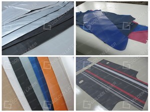 Máquina de corte láser CO2 <span class=keywords><strong>dorada</strong></span>, para <span class=keywords><strong>tela</strong></span> elástica no tejida compuesta - Product Image 6