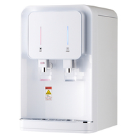 Moolmang Heißer und Kaltem Wasser Spender UF 4 bühne Filter System Desktop Zähler Top Wasserfilter Schwarz Farbe