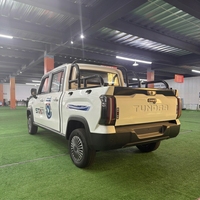 Pick-up électrique Xingpeng 50 kW, 4 portes, cabine double, 4 places, hybride, phares LED, freins à disque, batterie au lithium, 101-200 km d'autonomie