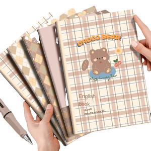 Carnet d'exercices B5 mignon pour <span class=keywords><strong>étudiant</strong></span>s, cahier de mots à forte valeur chromatique avec couverture en cuir imprimé, vente en gros - Product Image 1