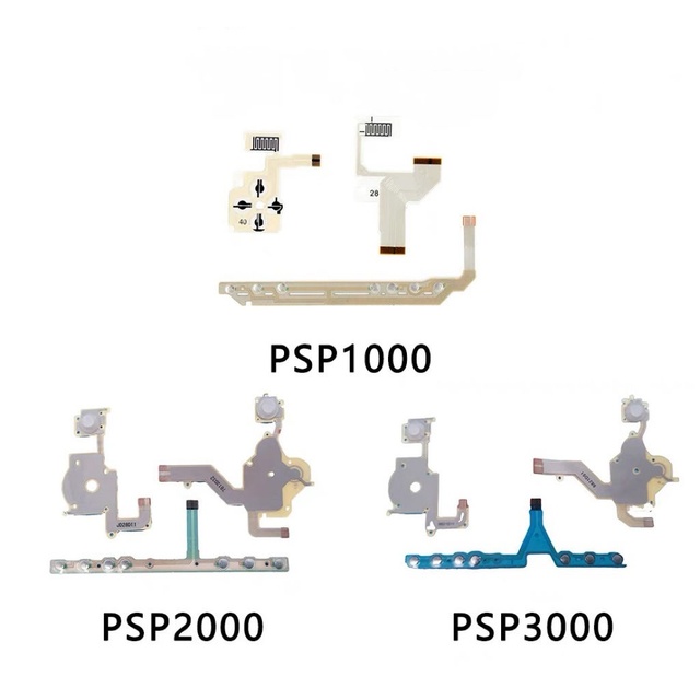 Replacement Parts Left and Right Direction for PSP1000 2000 3000 Conductive Film Flex Cable for PSP Volume LR Key