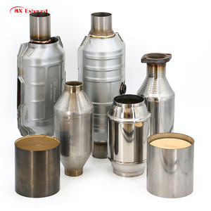 EURO5 Neuer Universal katalysator Ovale Form Kfz-Keramik katalysator Diesel Benzin Abgas Stahl Eisen - Product Image 4