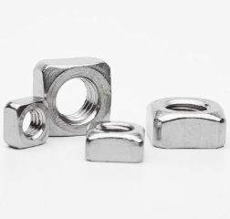 DIN562 M2 M3 M4 <span class=keywords><strong>tige</strong></span> <span class=keywords><strong>filetée</strong></span> carrée et écrou écrous carrés de soudage zingués en acier au carbone inoxydable - Product Image 2