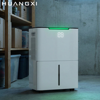 Déshumidificateur d'air de 12 L par jour pour sous-sol et pièce de rangement, déshumidificateur à haute efficacité pour l'élimination de l'humidité