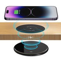 Chargeur sans fil invisible longue distance caché de 30mm/chargeur de meubles sous le bureau 10W/chargeur sans fil sous la table