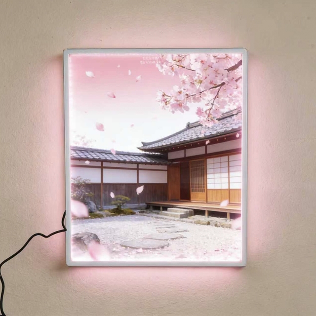 High Quality Slim Aluminum Silver Led Light Snap Frame