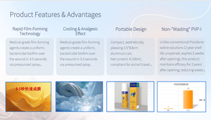 Spray <span class=keywords><strong>de</strong></span> Primeros Auxilios <span class=keywords><strong>de</strong></span> Máxima Potencia, Alivia el Dolor, Antiséptico, Limpiador, Sin Picor, Elimina el 99.9% <span class=keywords><strong>de</strong></span> los Gérmenes*, Ayuda a Prevenir, Hecho en China - Product Image 4