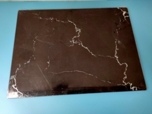 Tabla de Cortar de Vidrio Templado con Diseño de Mármol Rectangular para Cocina, Alimentos, Frutas y Queso - Product Image 2