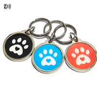 Kunden spezifischer LOGO/QR-CODE/Größe Edelstahl kante NTAG213 Auto Hund Anti-Lost NFC Pet ID Tag