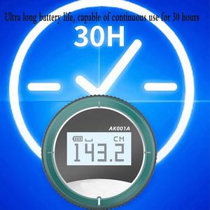 Düz kavisli için mezura dijital cetvel akülü uzunluk LCD ekran ile elektronik ölçme aracı - Product Image 4