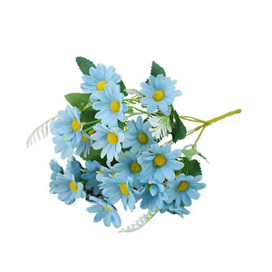 Bouquets de marguerites artificielles Lichao, fleurs en soie réalistes, décorations pour mariage et maison - Product Image 5