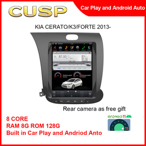 Thời trang cao cấp 10.4 inch màn hình Xe Hơi Xe Stereo đài phát thanh xe máy nghe nhạc video player GPS navigation cho Kia Cerato/K3/Forte 2013- - Product Image 4