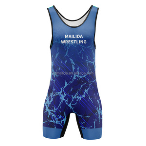 Uniforme de Lucha <span class=keywords><strong>Libre</strong></span> al por Mayor, Ligero, Duradero y de Secado Rápido, para Competencia y Entrenamiento de Luchadores - Product Image 3