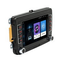 Layar Monitor mobil 7 inci 2 Din Android navigasi GPS Radio Stereo pemutar Video mobil untuk VW Skoda Volkswagen Passat